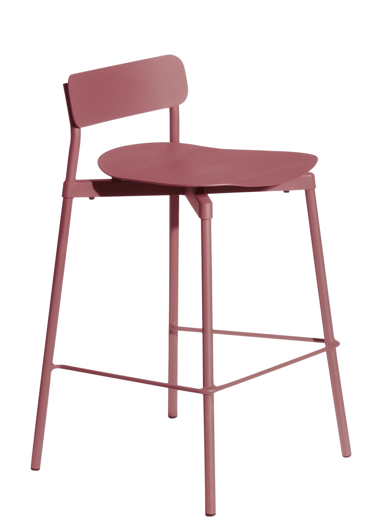 Fromme Barstool Bar Stool H 65 cm Petite Friture Brown red Fromme Barstool Bar Stool H 65 cm Petite Friture Brown red