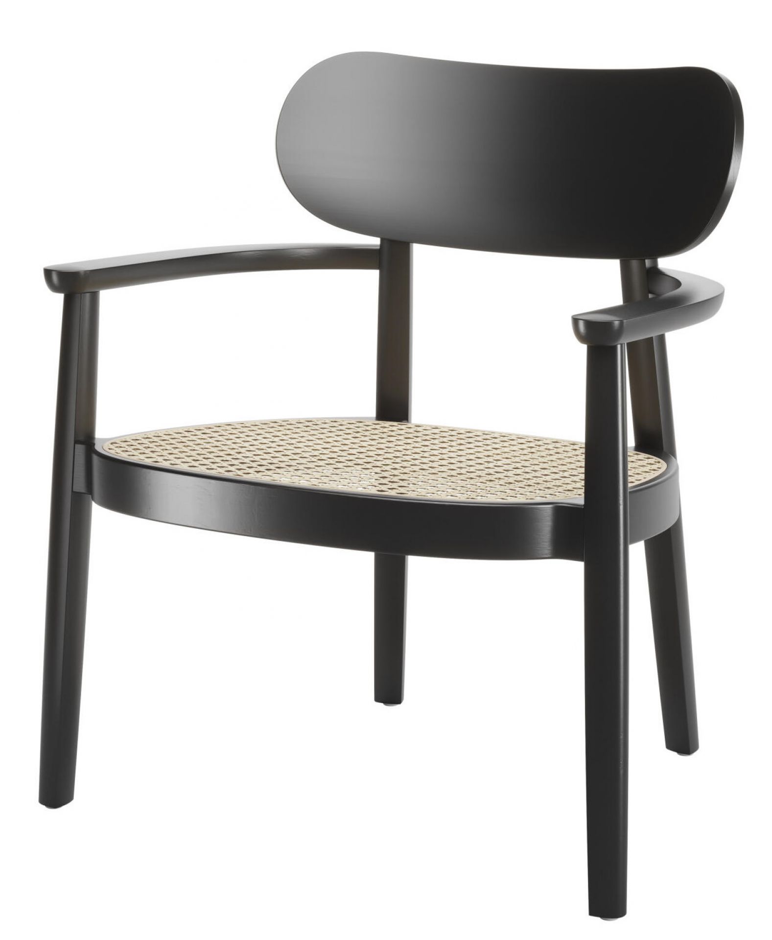 Wooden armchair with armrests 119 MF Thonet 