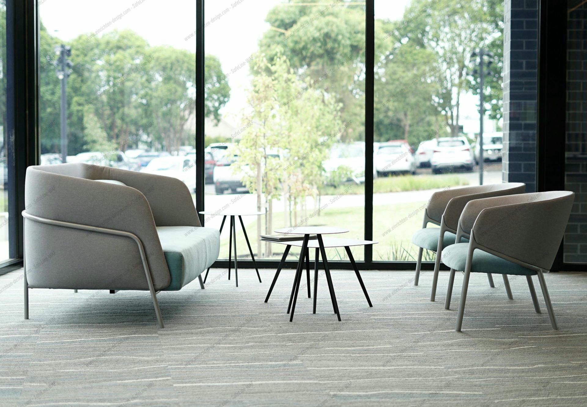 Agorà Side table medium Segis gray