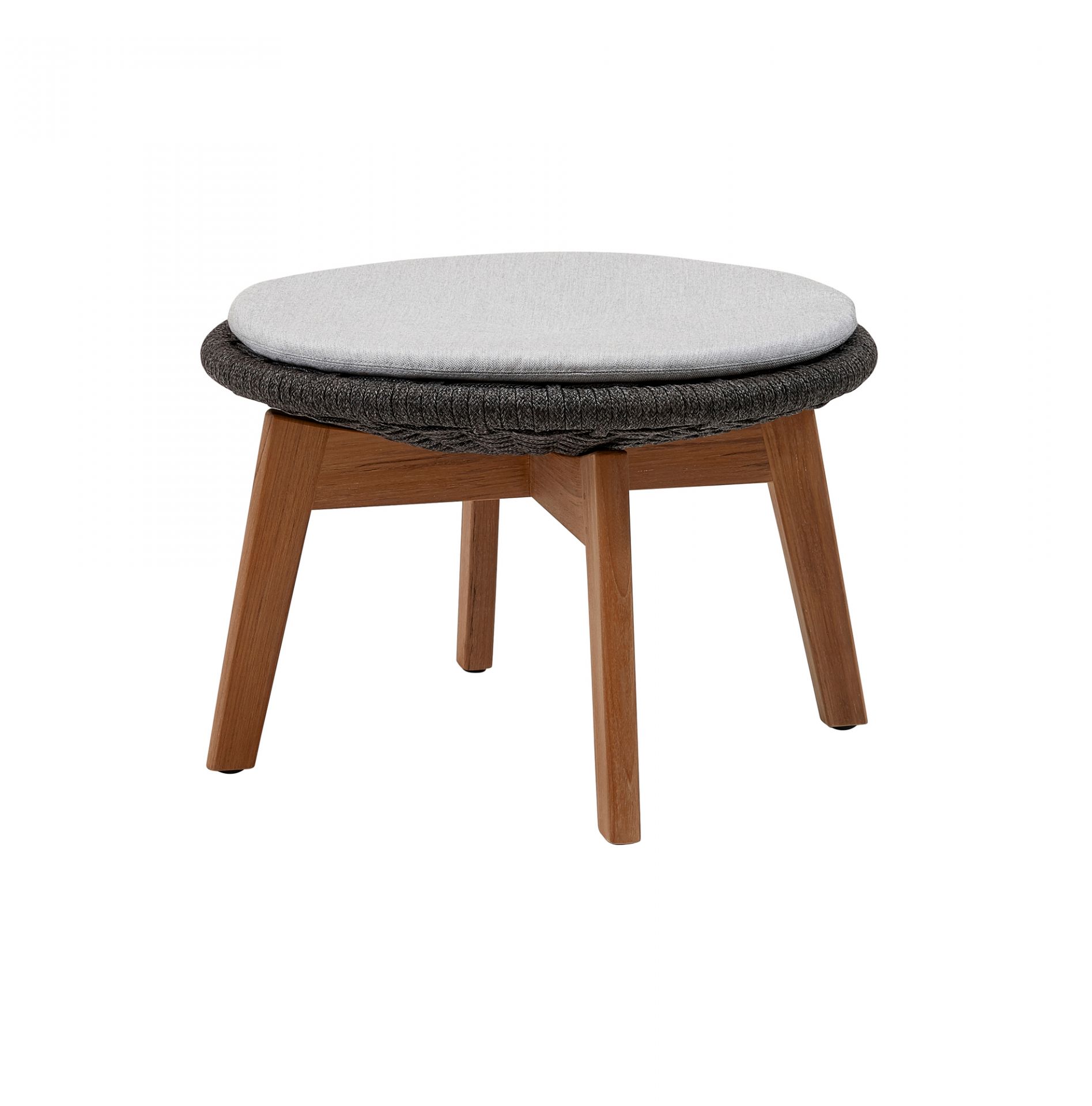 Peacock Outdoor Stool with Cushion Cane-Line