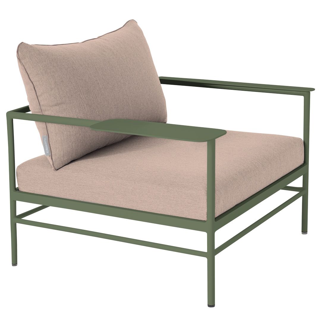 Rivage lounge chair with armrests Outdoor Fermob