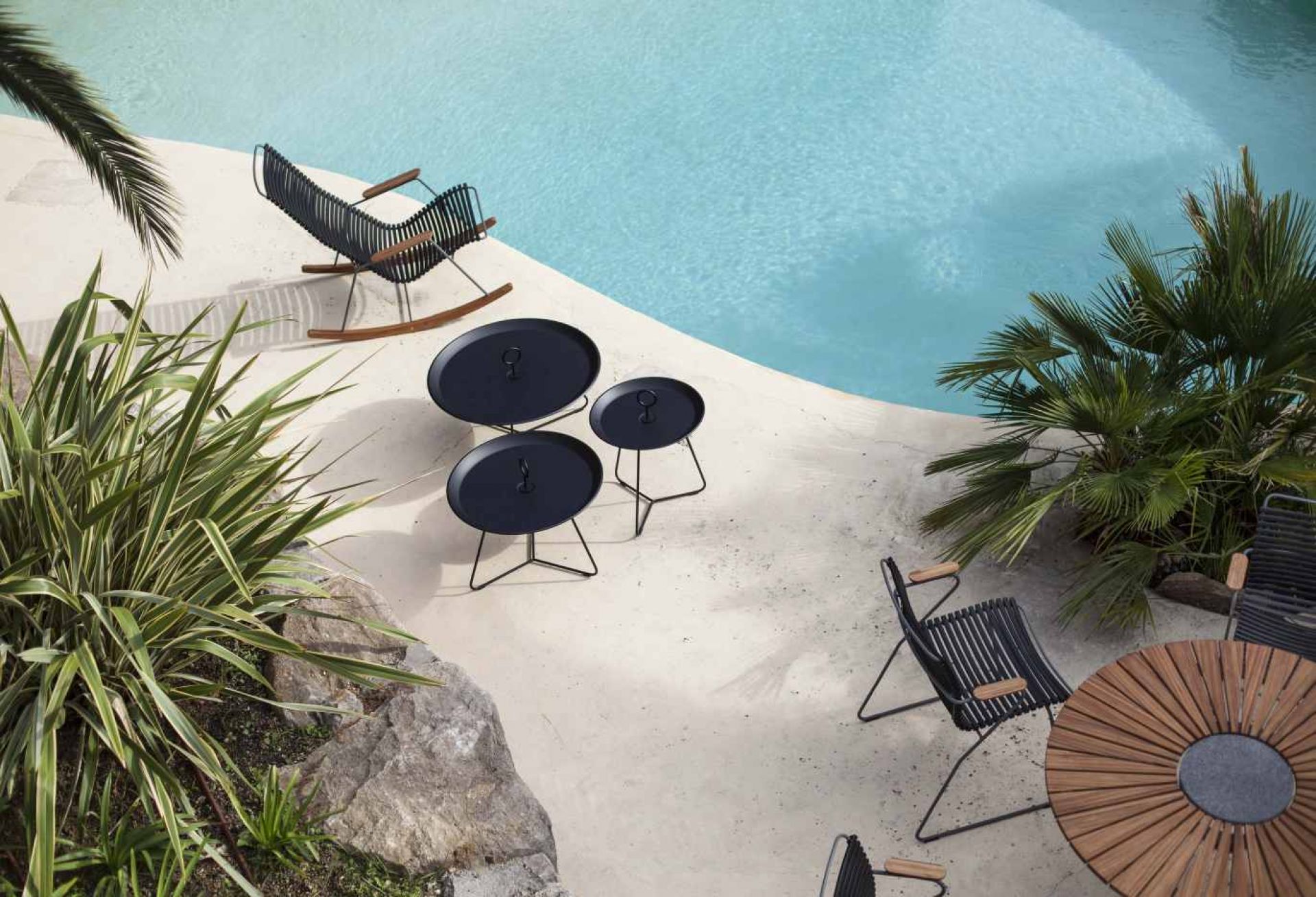 Click Chair with armrests Outdoor Houe