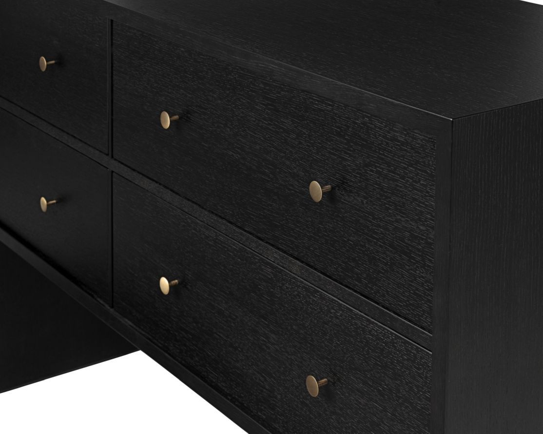 Private Sideboard Brown/Black Stained Oak Veneer Gubi Private Sideboard Brown/Black Stained Oak Veneer Gubi