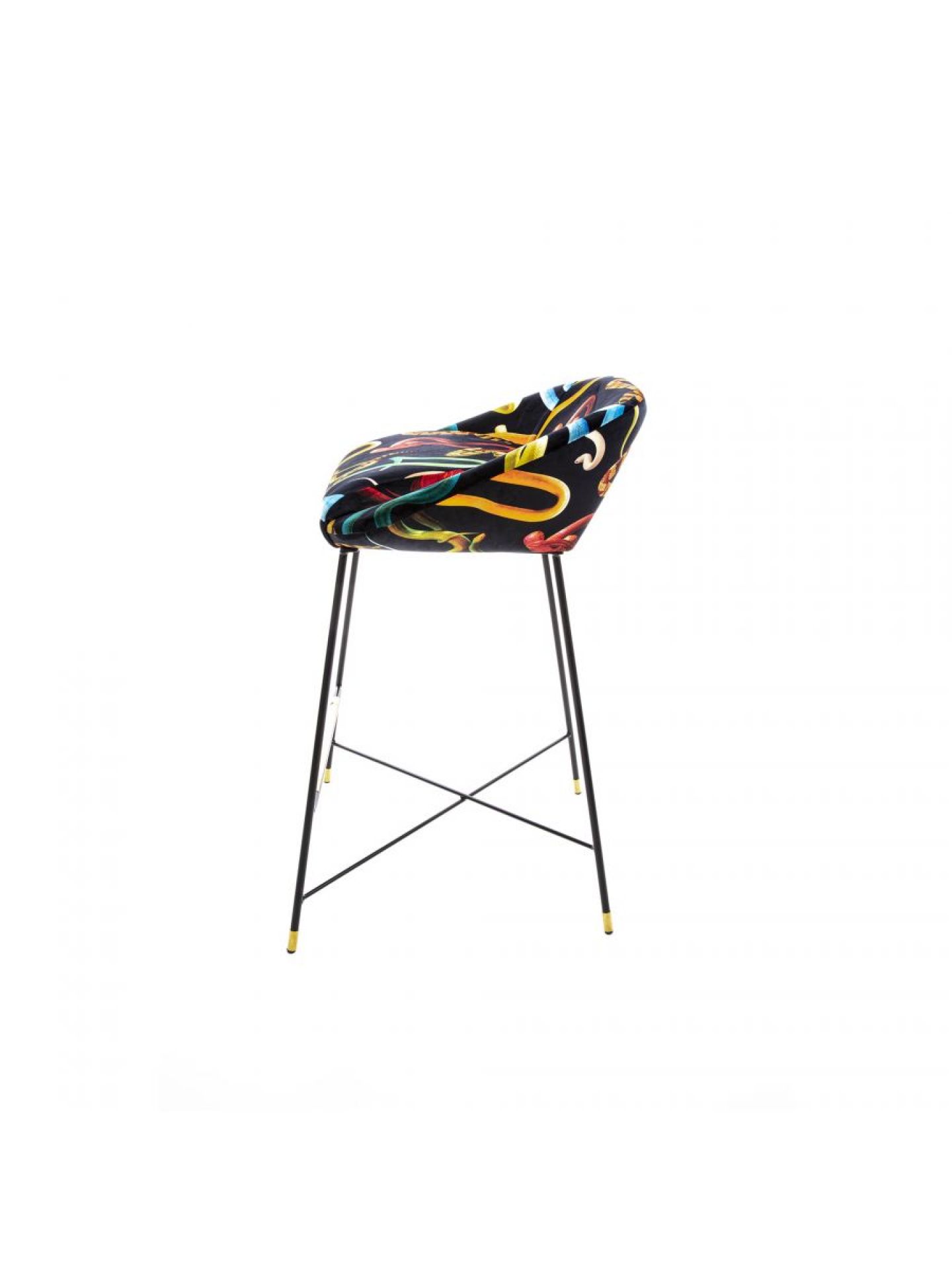 Toiletpaper high stool Snakes Seletti