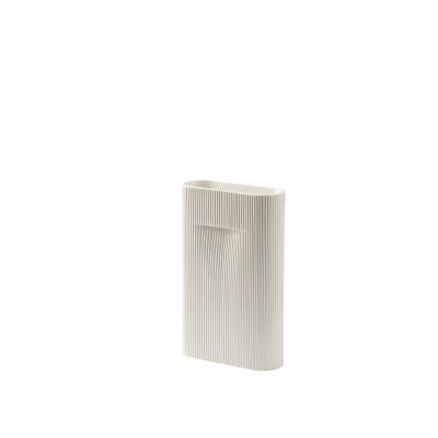 Ridge Vase H 35 cm Beige Muuto SINGLE PIECES