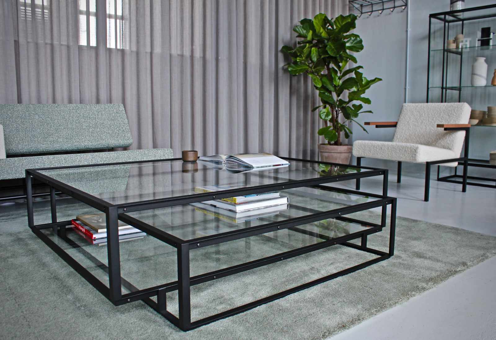Tangled Square Saloon Table Coffee Table Spectrum