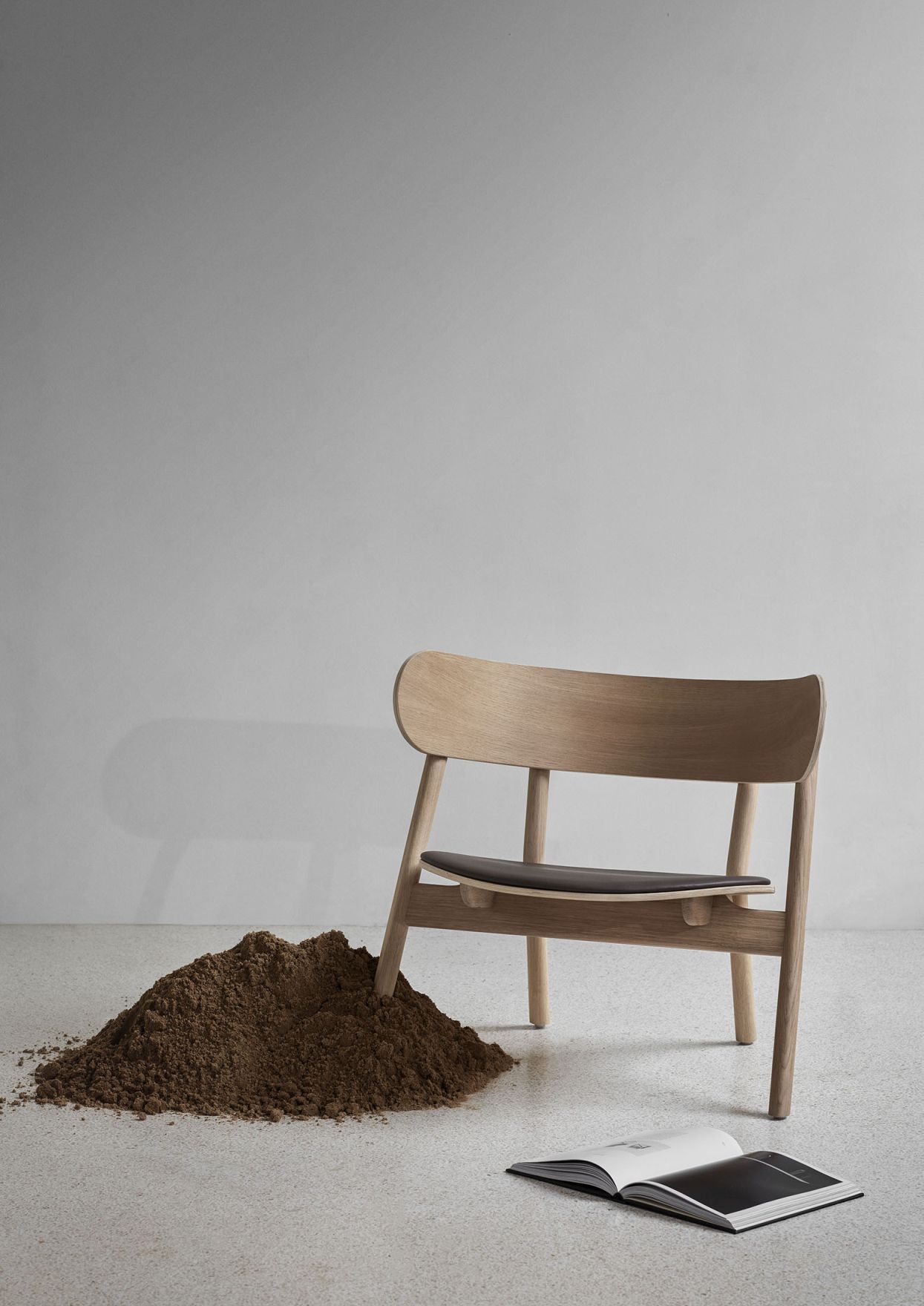 Oaki Lounge Chair with upholstery Northern