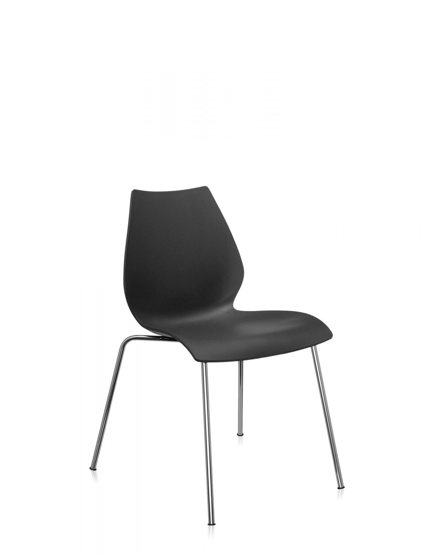 Maui Chair without Armrests Kartell Anthracite