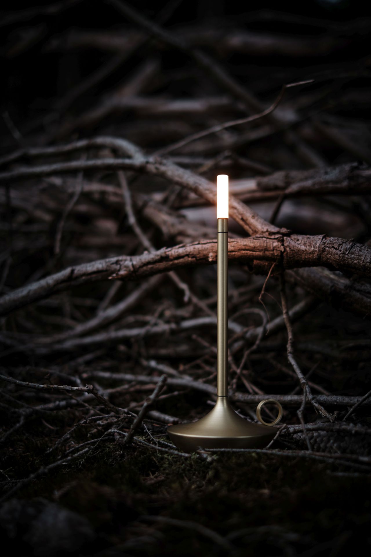 Wick Portable light / Tample lamp with USB Graypants