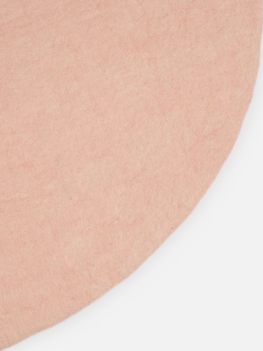Mono Round Felt Rug Ø 160 cm myfelt Merle (Pink)