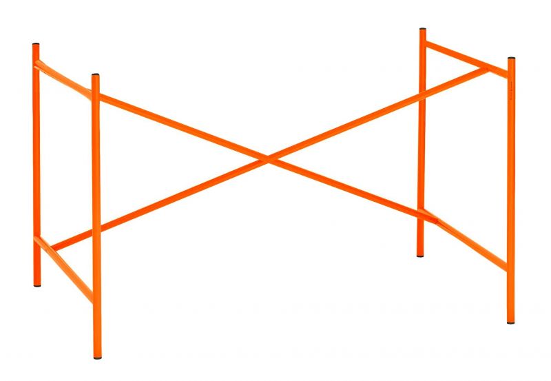Eiermann 1 Table frame Richard Lampert Cross struts eccentric - Orange - W 110 x H 66 x D 78 cm