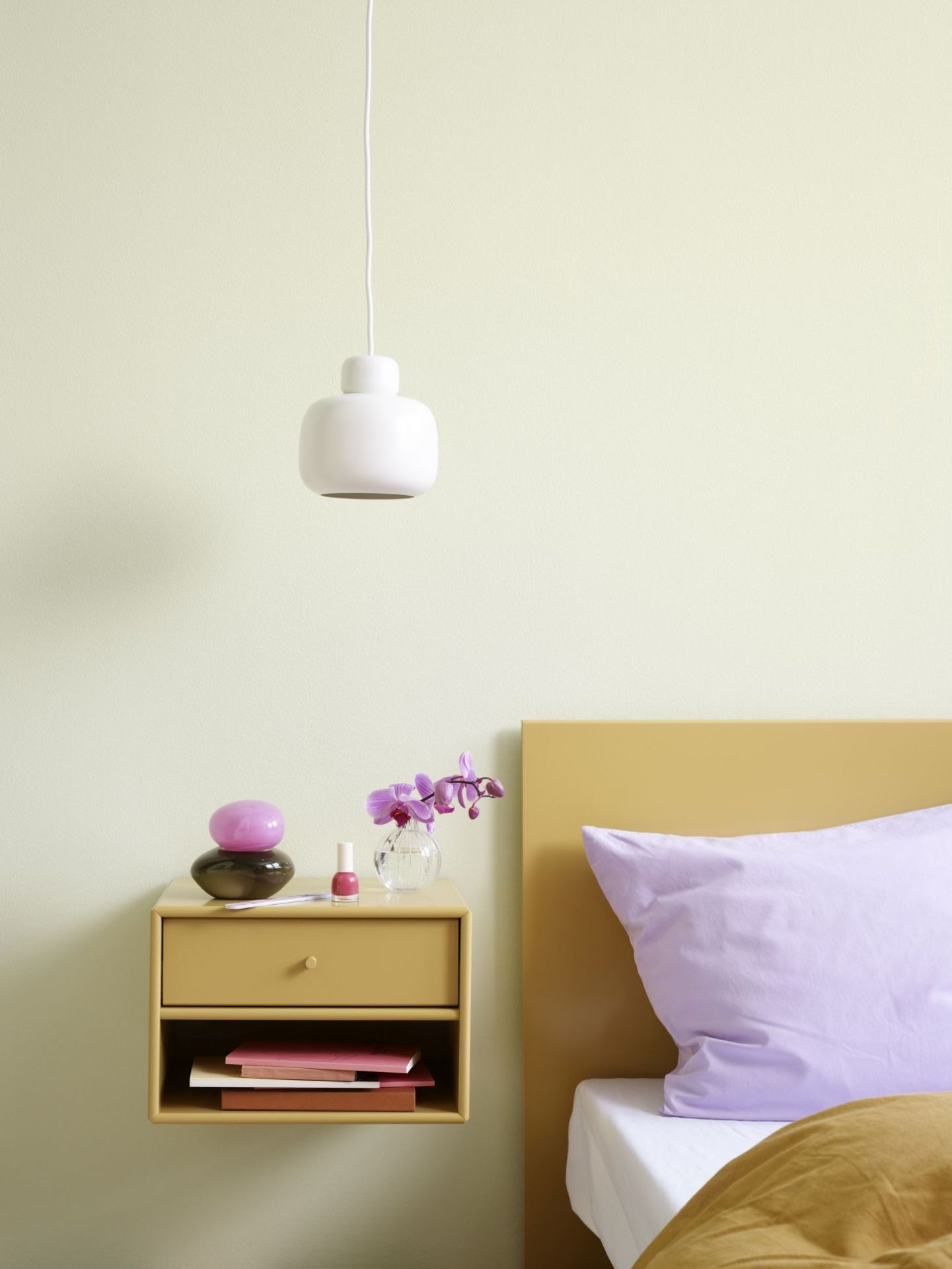 Dash Nightstand Wall Truffle Montana QUICK SHIP