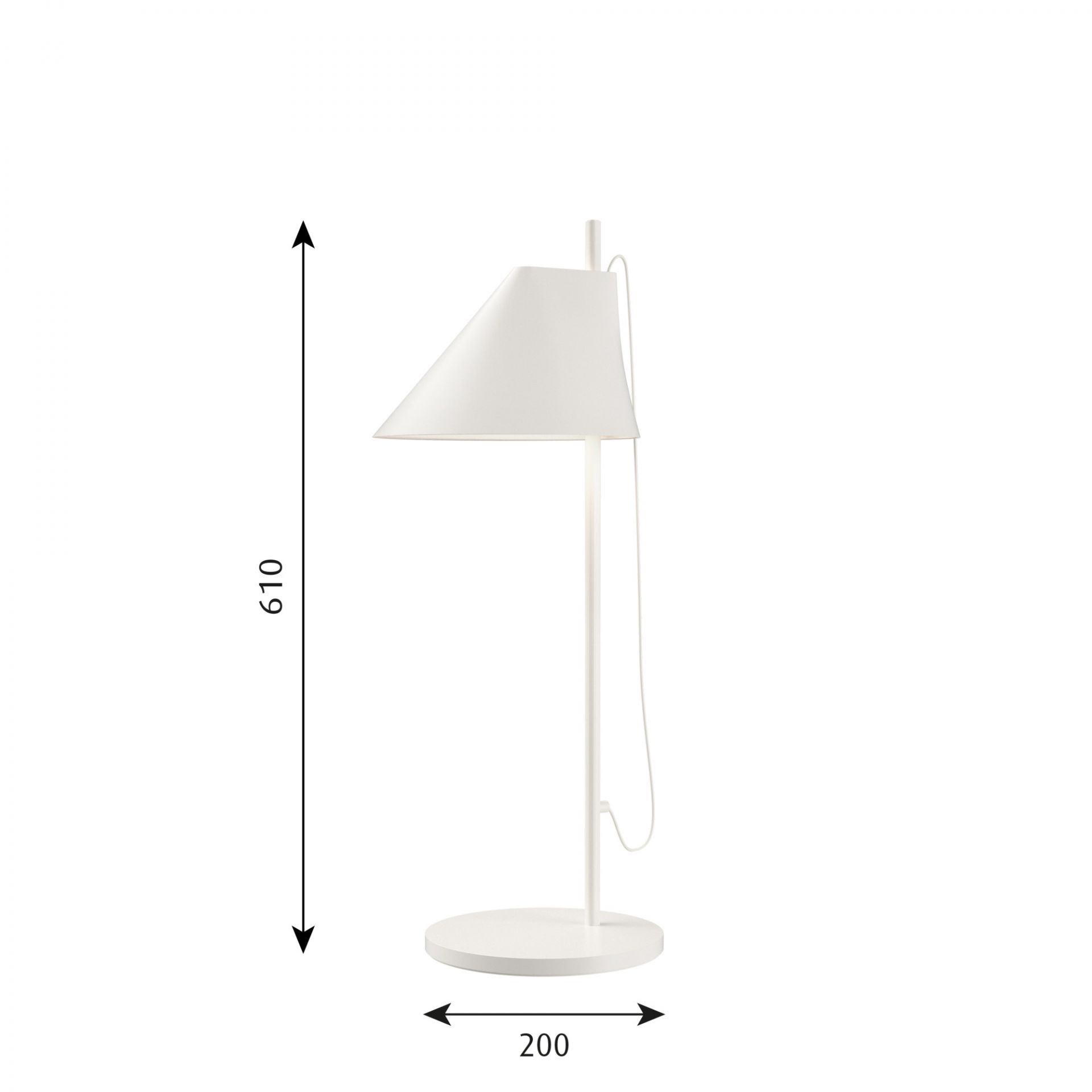Yuh LED Table Lamp WHITE Louis Poulsen SINGLE PIECES