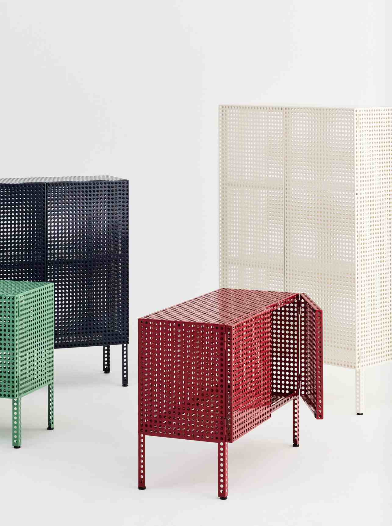 Perforated Cabinet Floor Small Sideboard Hay 