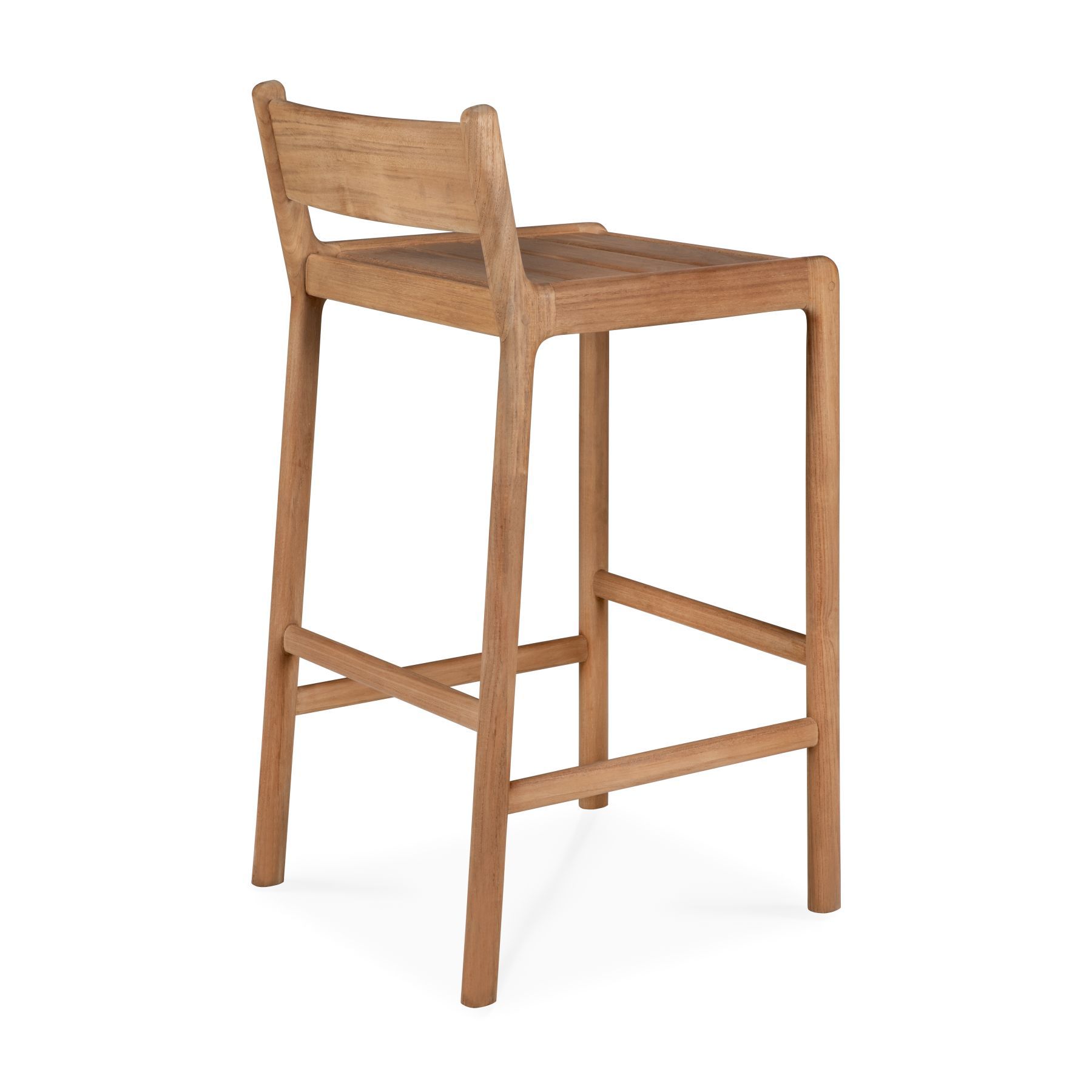 Jack outdoor bar stool teak Ethnicraft