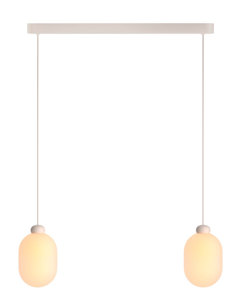 Sun Duo pendant light grey 