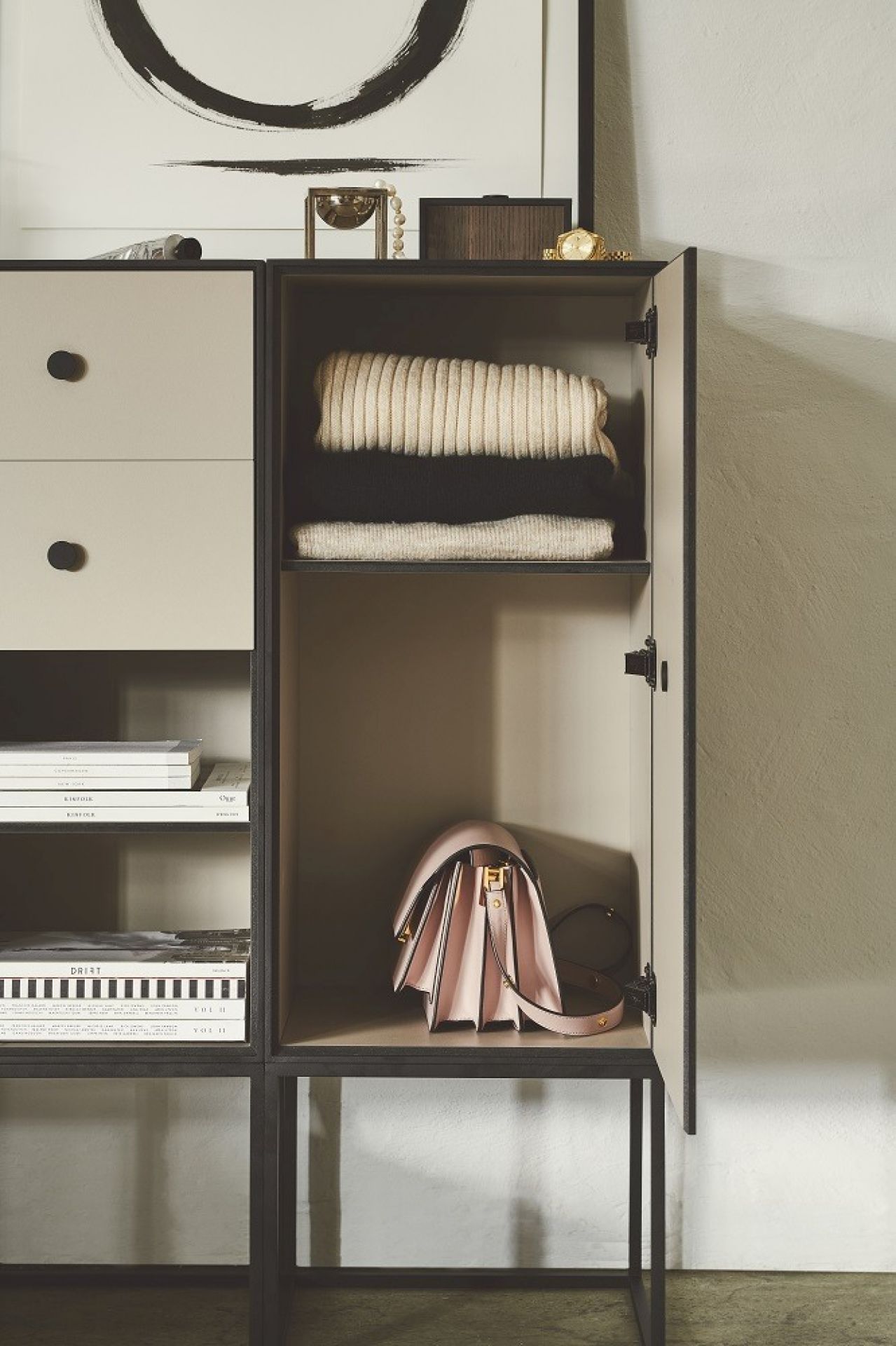 Frame 70 Sideboard Element with 2 Shelves Audo