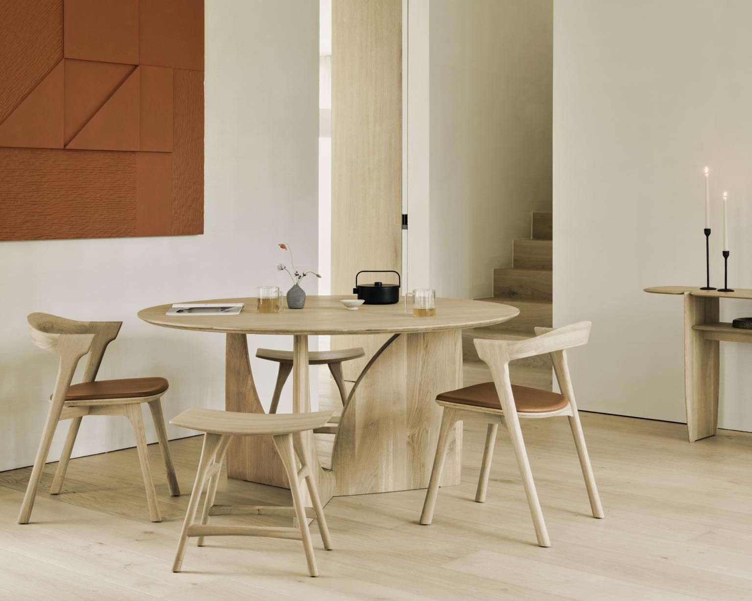 Geometric Dining Table round dining table Ethnicraft