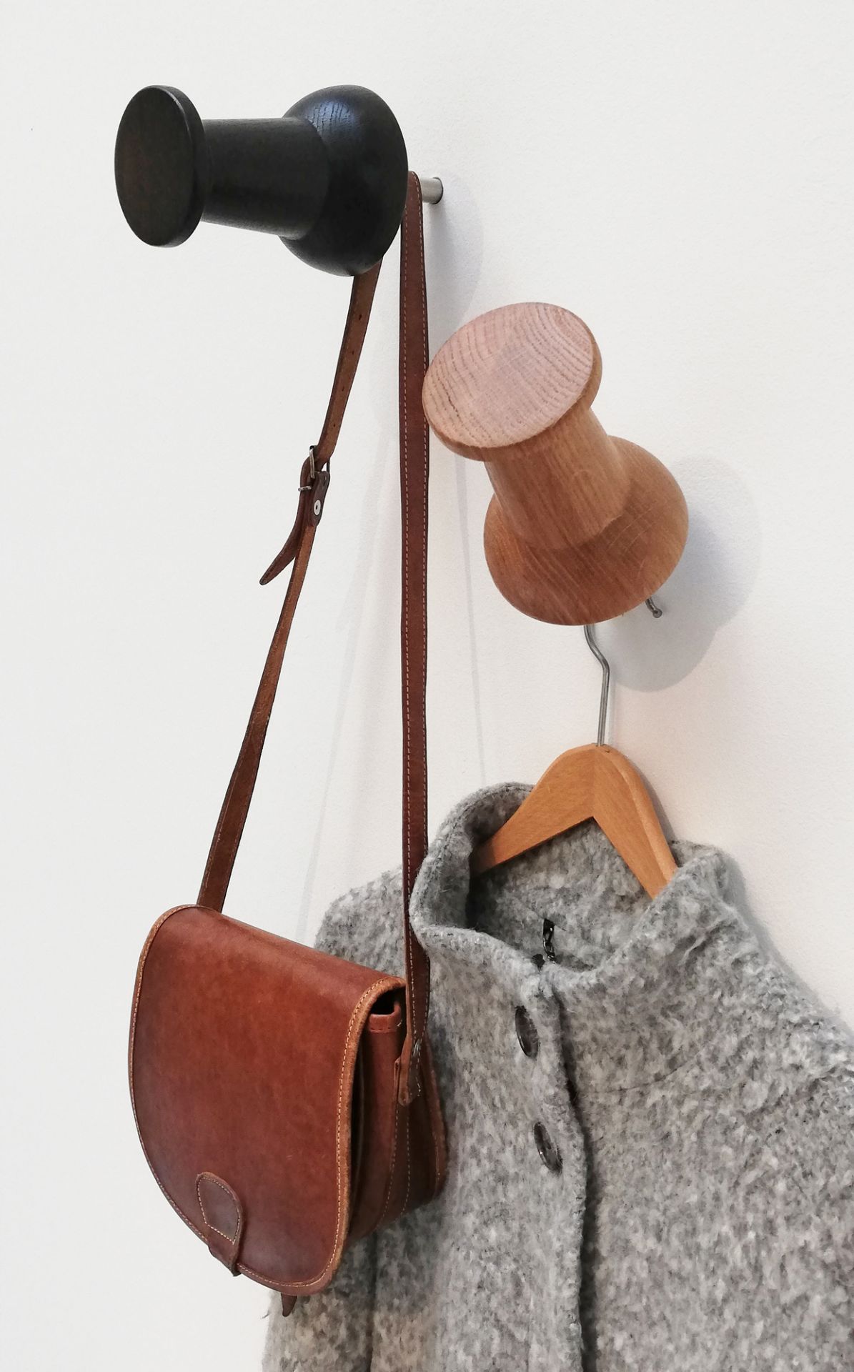 Wooden Push Pin 10:1 Coat hook Nettes Heim Design SINGLE PIECES
