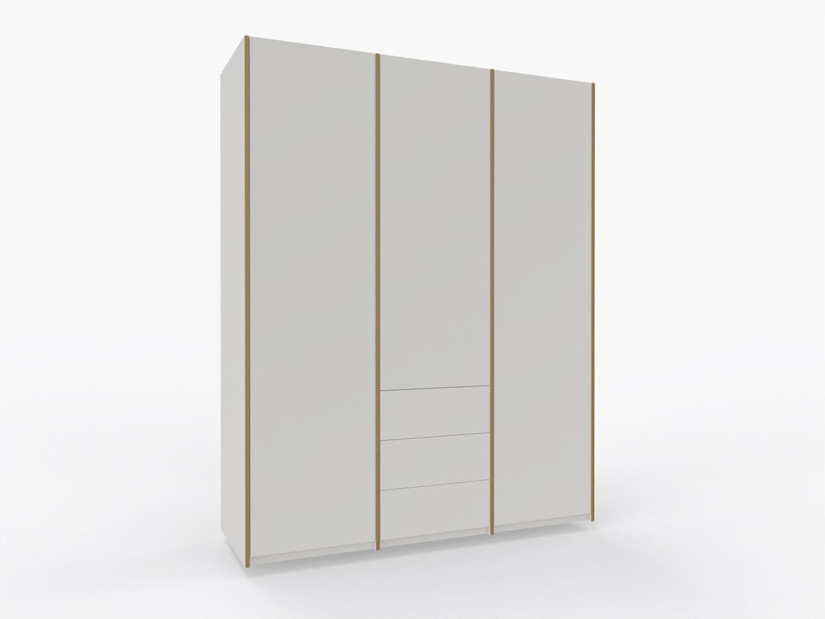 MODULAR PLUS wardrobe combination with 3 drawers Müller Möbelwerkstätten