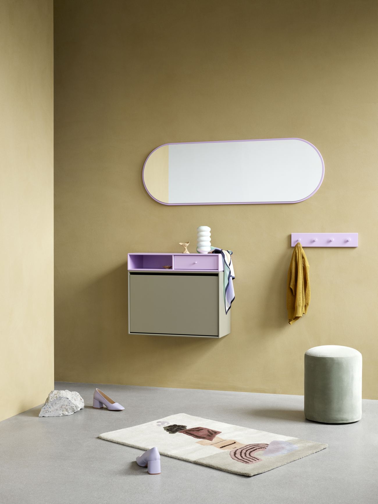Colour Frame Mirror Figure Mirror Montana 