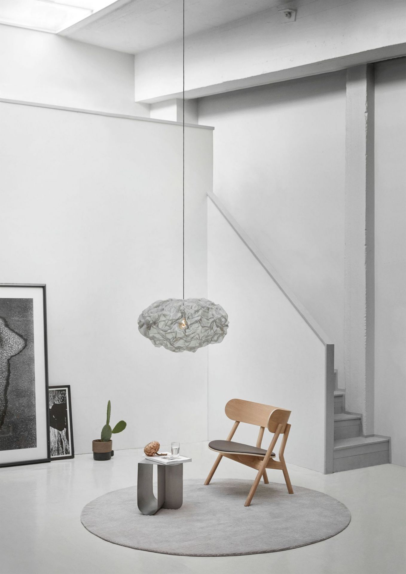 Oaki Lounge Chair with upholstery Northern