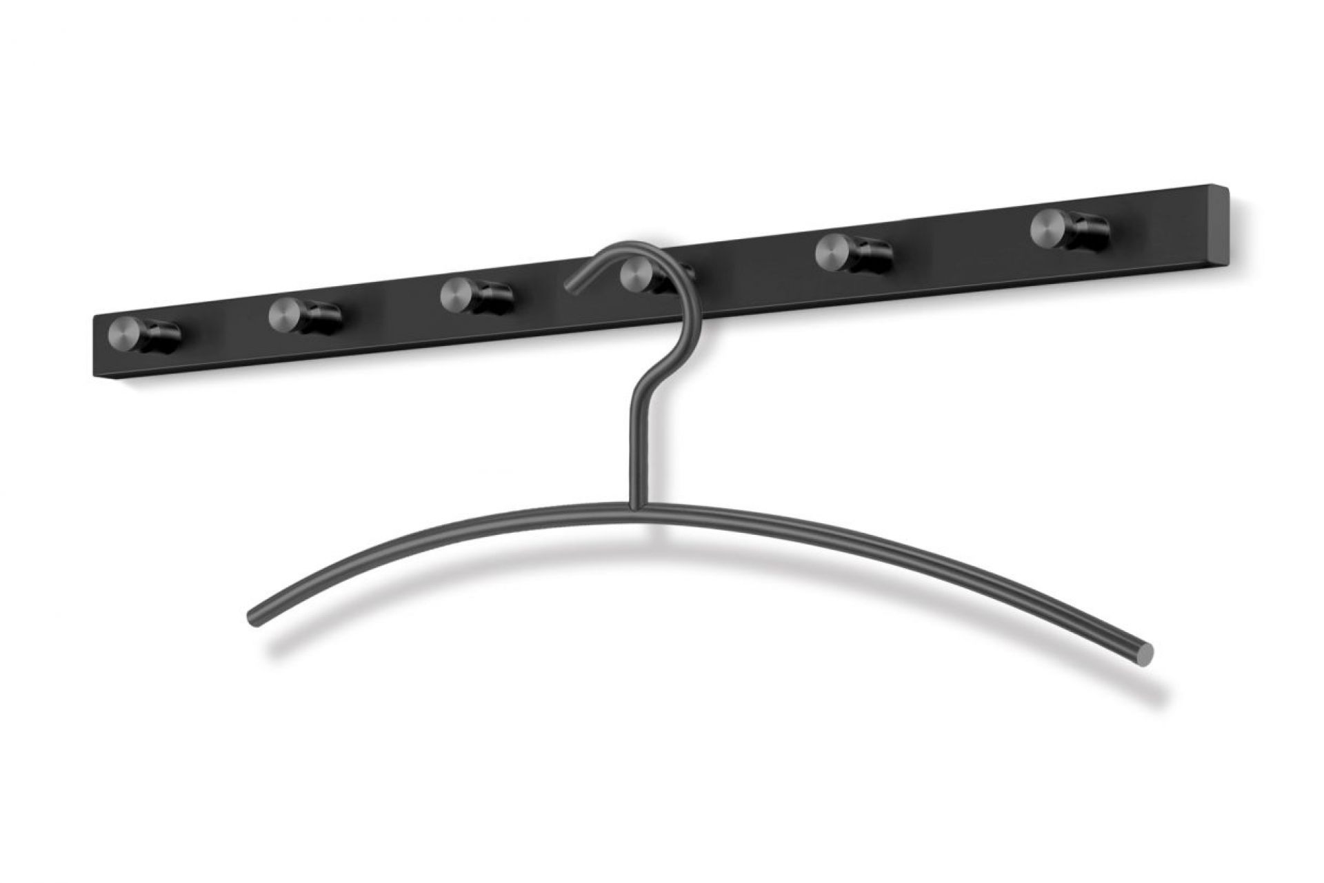 Accolo coat rack 6 hooks ZACK SINGLE PIECES