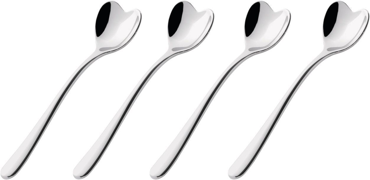 AMMI08Set Mocha Spoon Heart Set Alessi 
