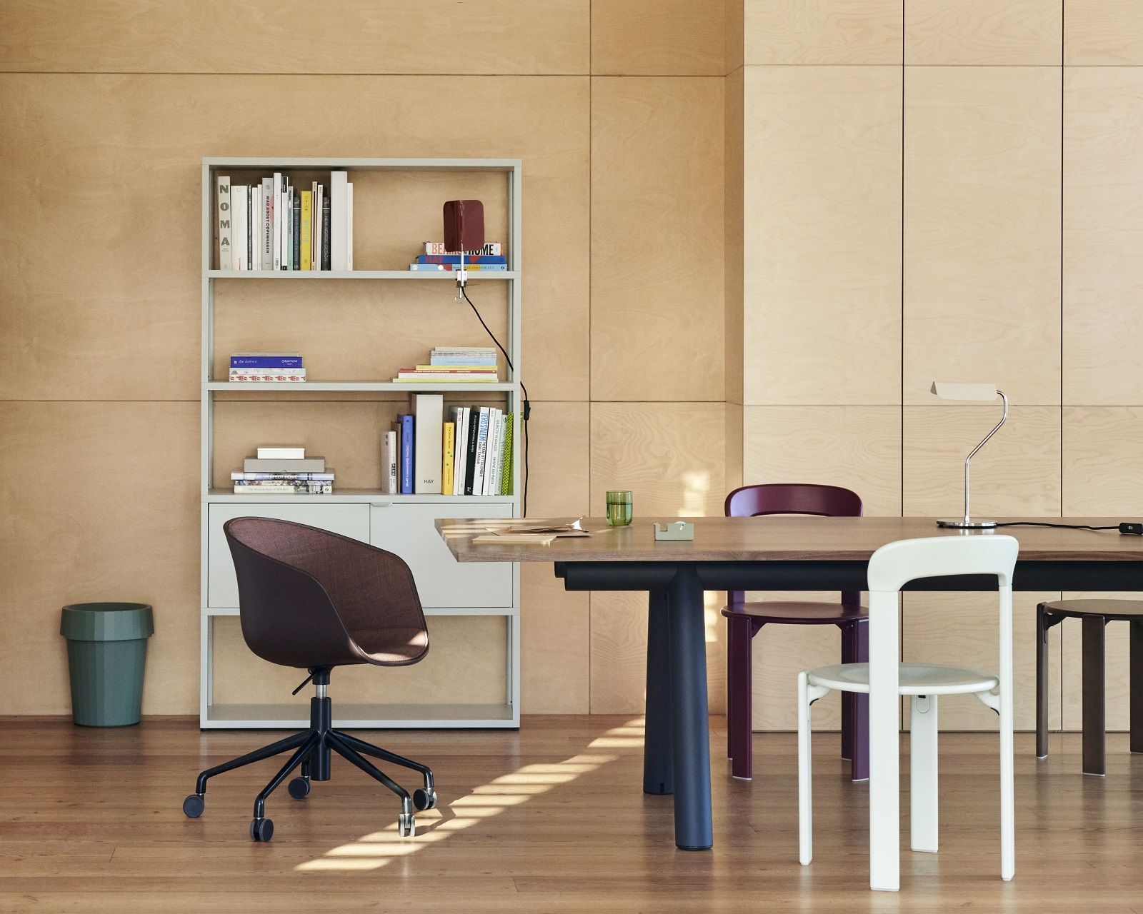 Boa Table Table / conference table W 350 x D 128 x H 75 cm Hay  