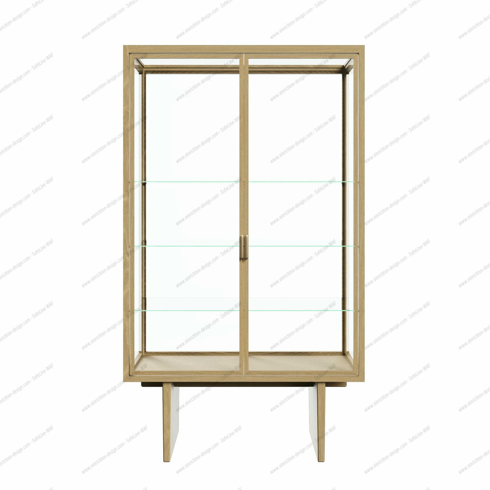 Private Display Case Light Stained Oak Veneer Gubi