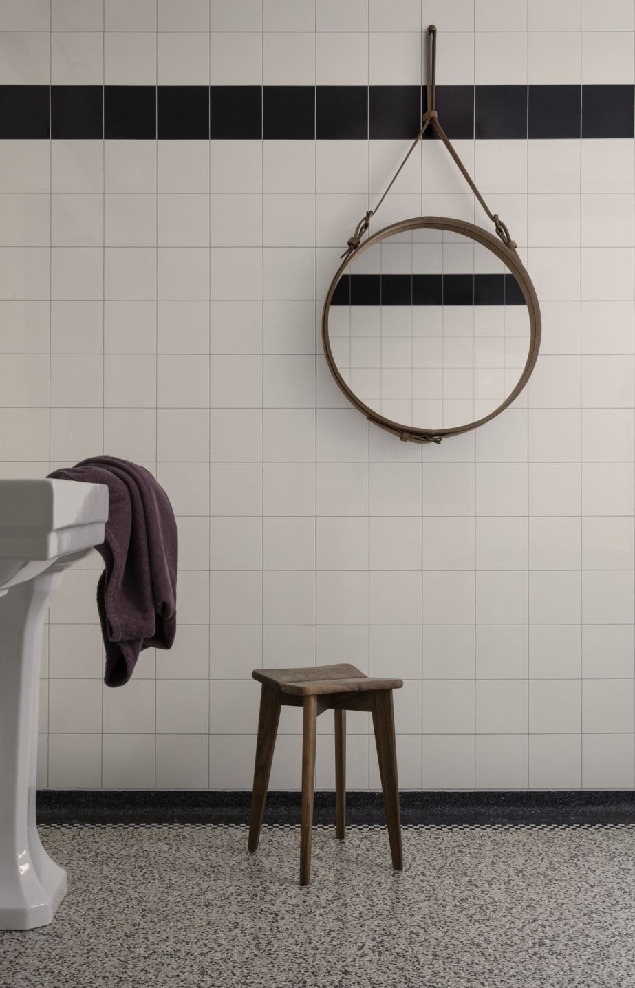 Adnet Circular Wall Mirror Gubi