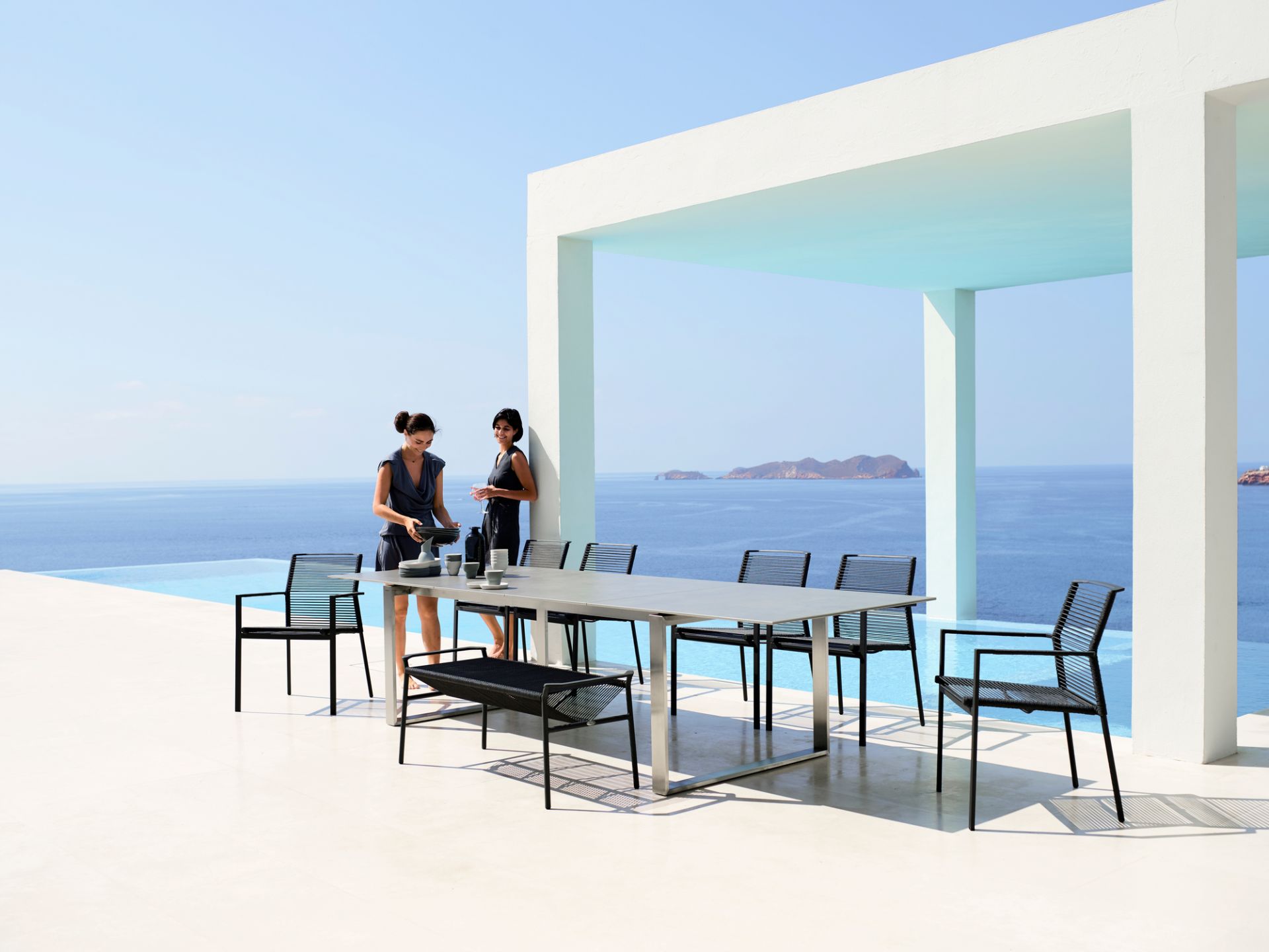 Edge Outdoor Armchair stackable Cane-Line