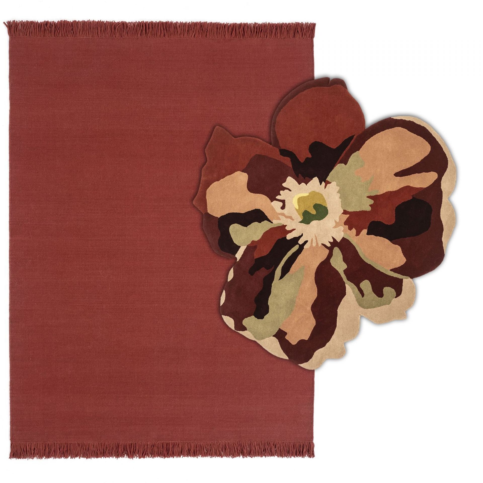 Flora Bloom 2 Carpet 170x150 cm Nanimarquina