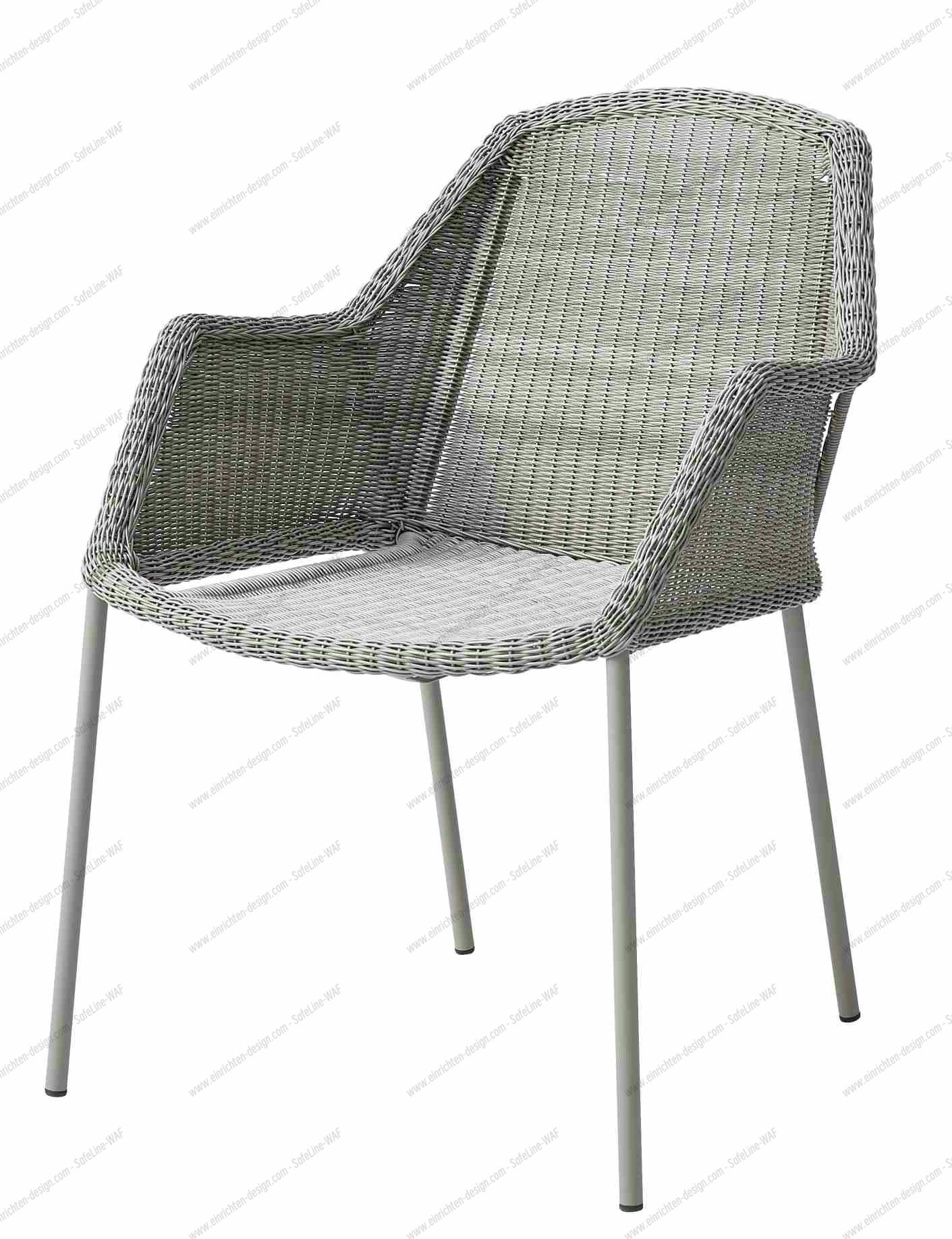 Breeze Outdoor chair four-legged frame Cane-Line Taupe