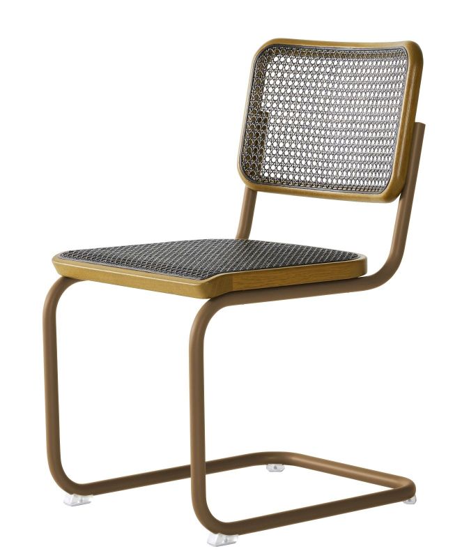 S 32 V Tubular steel classic cantilever chair Thonet
