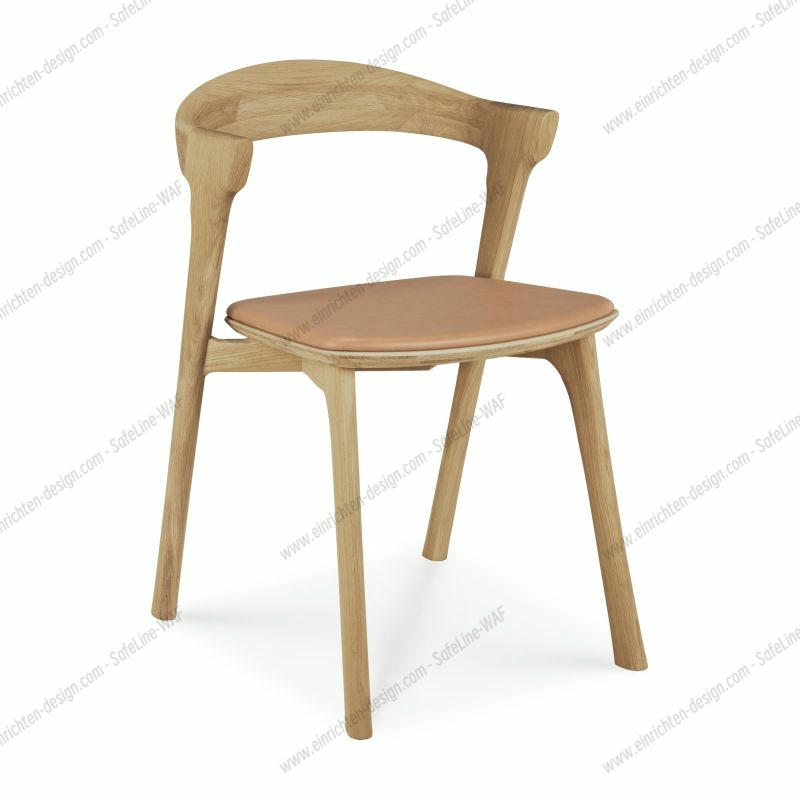 Bok chair lacquered oak - Sienna leather Ethnicraft