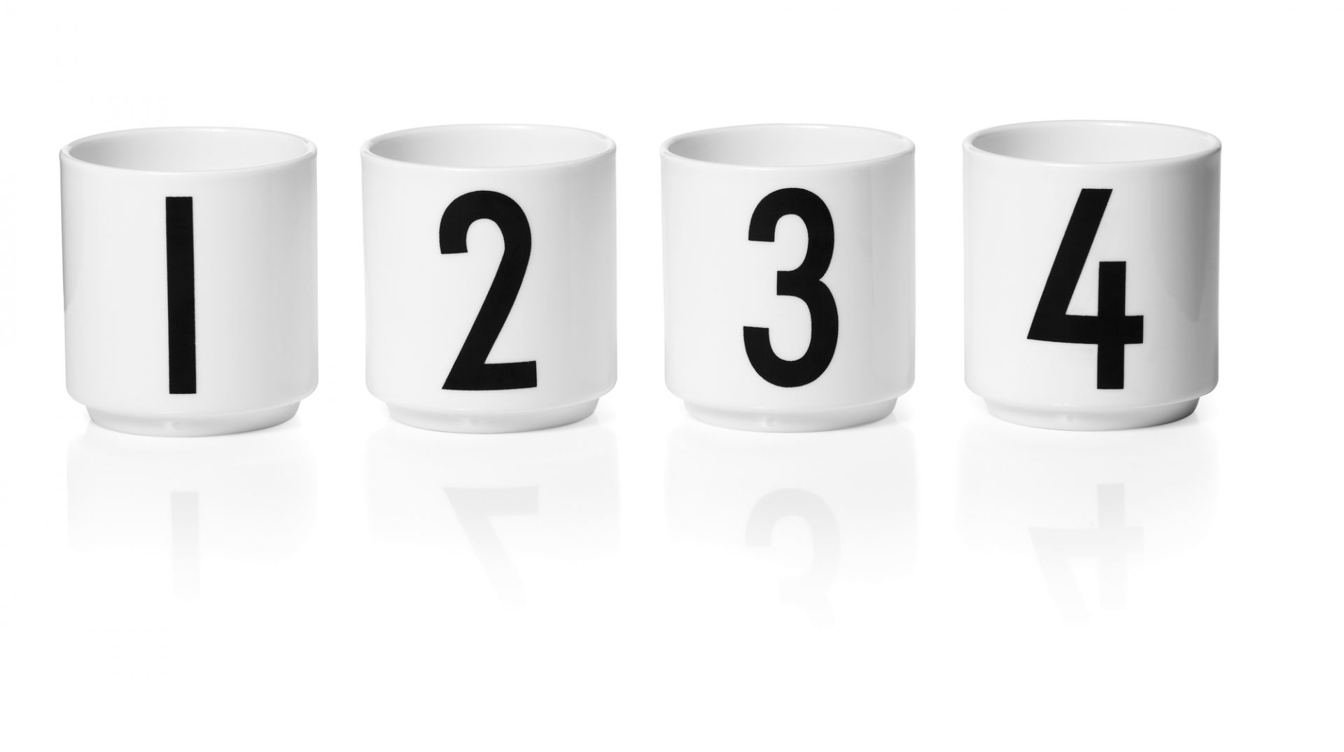 Espresso cups Design Letters SINGLE PIECES