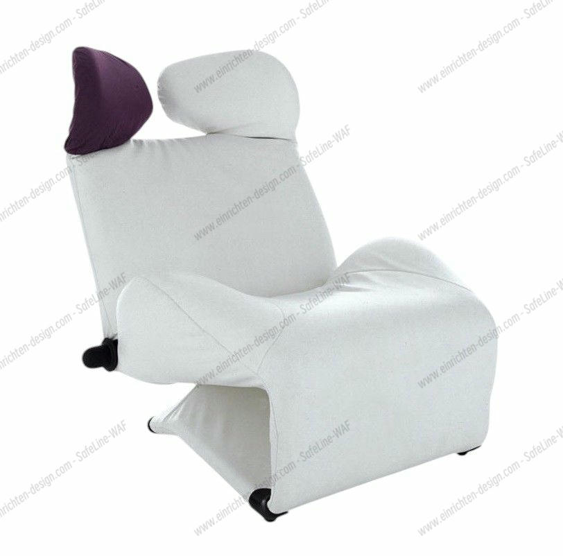 111 Wink armchair Cassina milky coffee