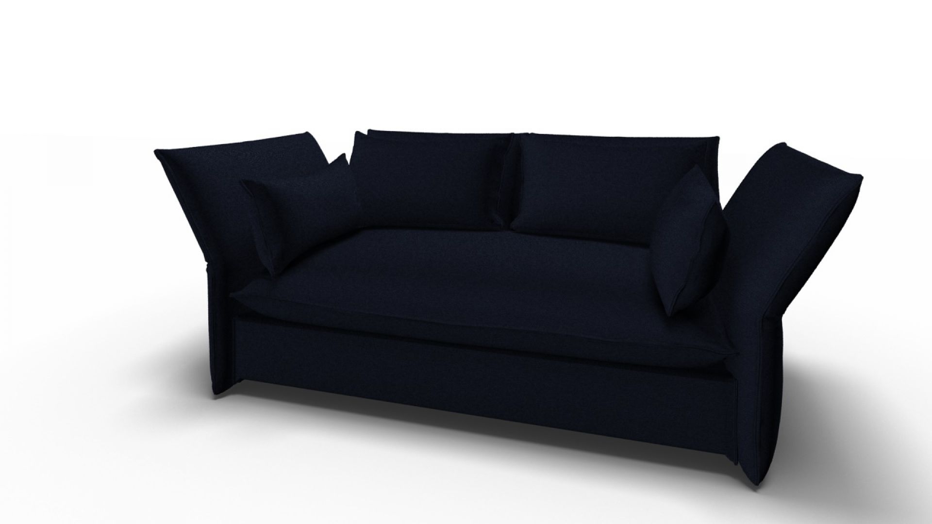 Mariposa 2 Seater Sofa Dark blue Vitra