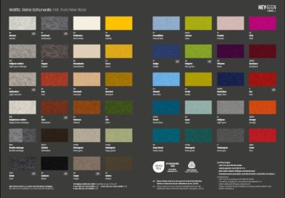 Fabric sample card colours HEY - SIGN by BWF Group