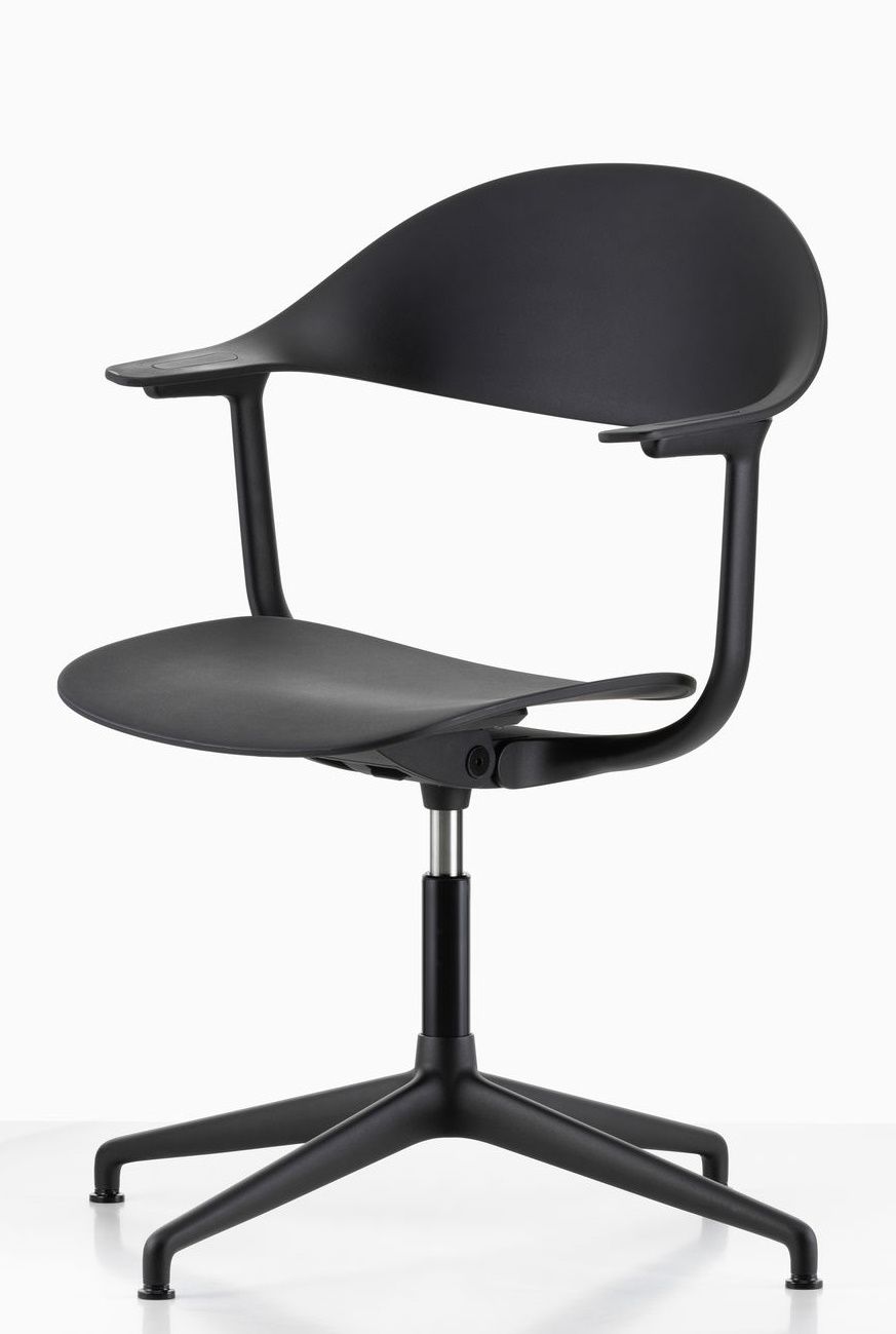 Mynt back and seat plastic office swivel chair Vitra