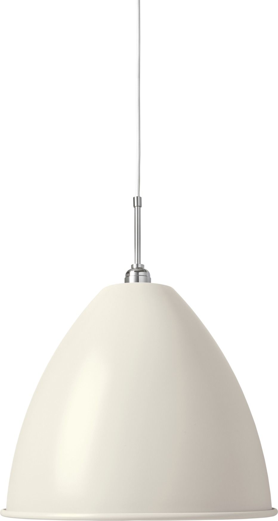 Bestlite BL 9 L pendant luminaire White / Chrome Gubi