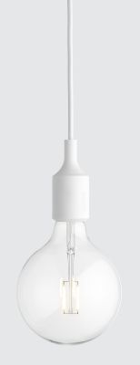 E27 LED Socket lamp Pendant light WHITE Muuto SINGLE PIECES