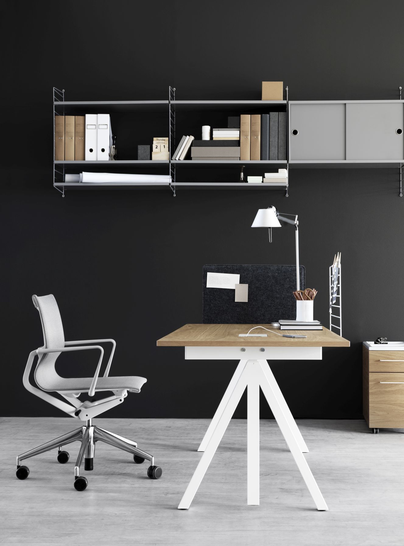 Desk Fix String Furniture Oak