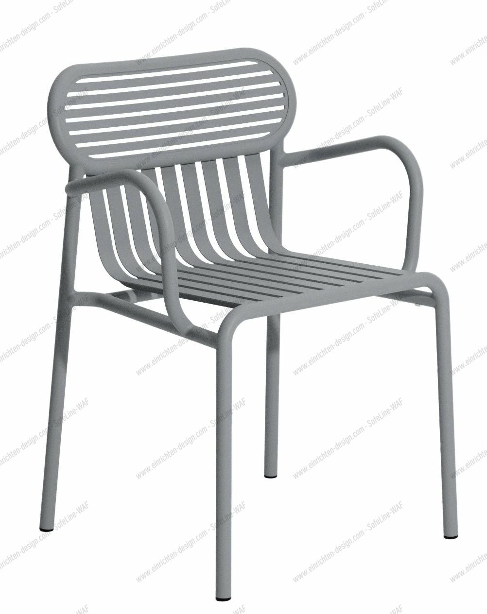 Week-End Garden Chair with Armrests Petite Friture