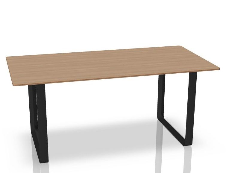 70/70 Table Table 170x85 cm oak/black 2 colli Muuto SINGLE PIECES