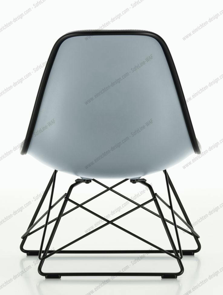 Eames Plastic Side Chair LSR Chair Fully upholstered Vitra