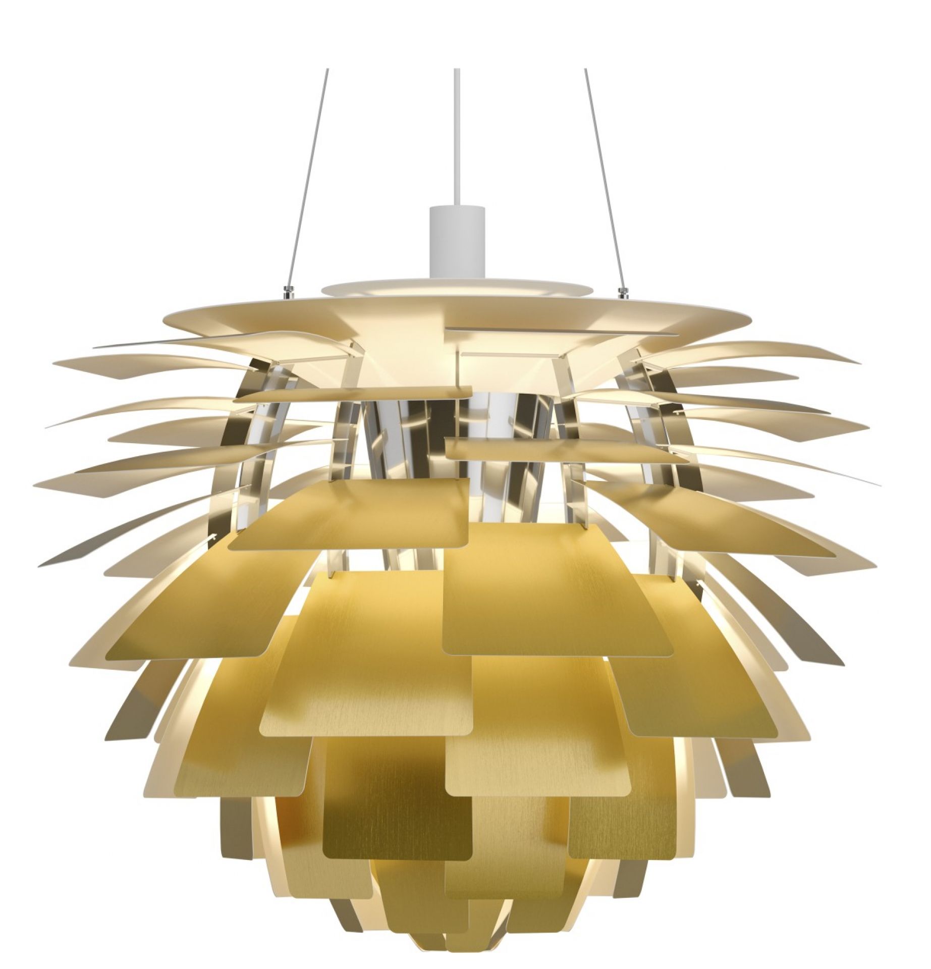 PH Artichoke Pendant lamp Brass or Copper Louis Poulsen