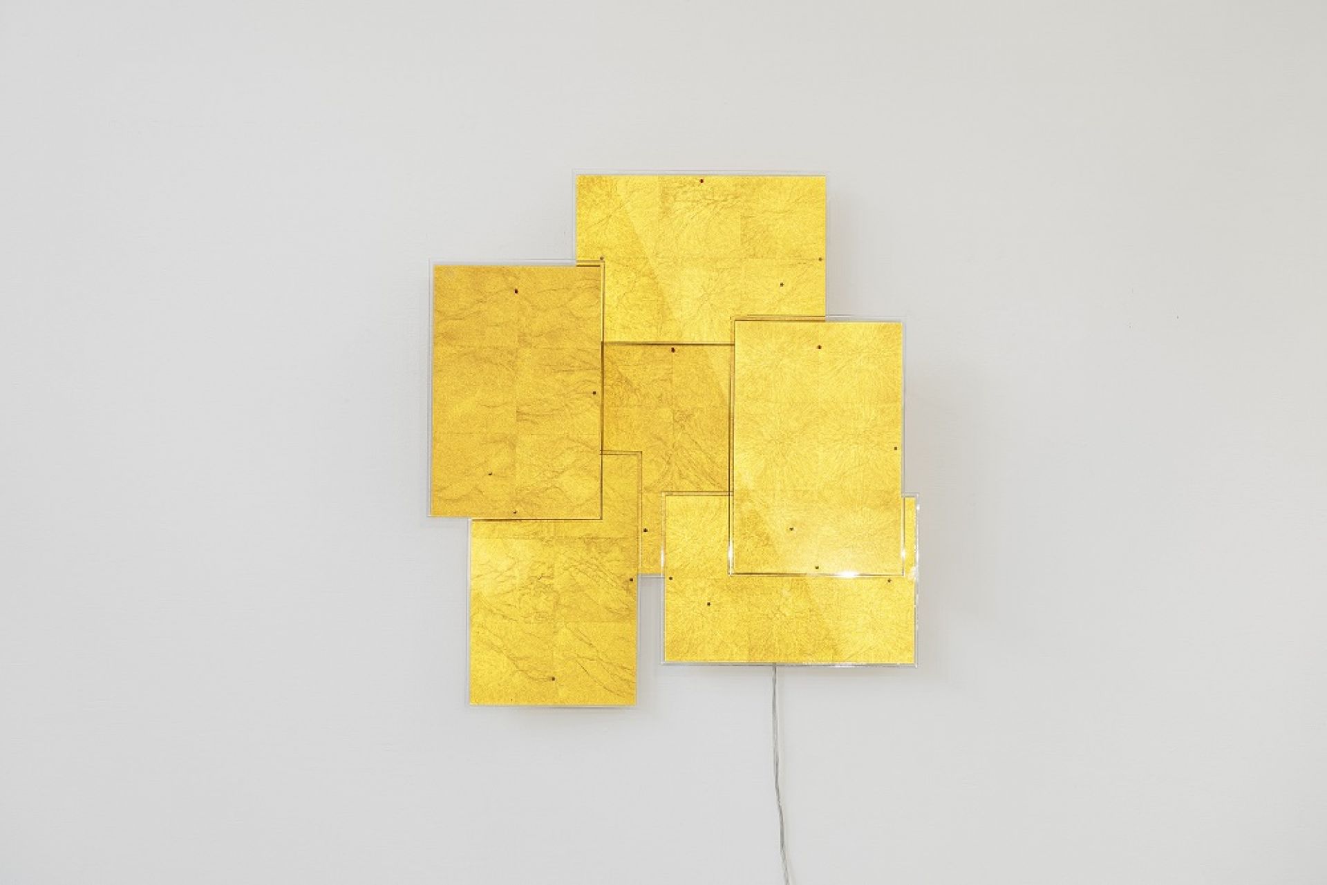 24 Carat Blue Flat Wall Lamp Ingo Maurer 