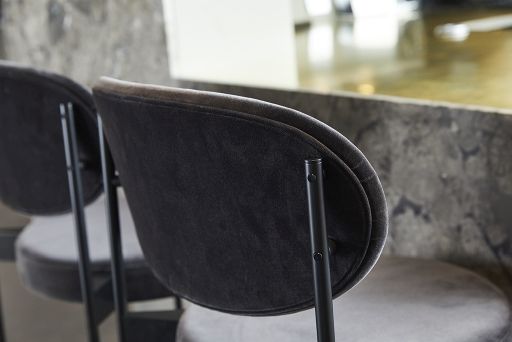 Series 430 Bar Stool Bar stool 75 cm BLACK / REMIX 123 Verpan SINGLE PIECES